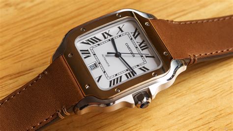 cartier santos watch leather strap|replacement cartier watch straps.